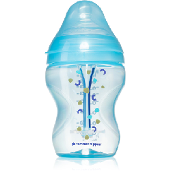 Tommee Tippee C2N Closer to Nature Anti-colic Advanced Baby Bottle 0m+ Boy 260 ml