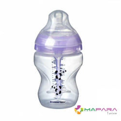Tommee Tippee Biberon plastique Rose 0m+ AAC 260ml