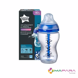 Tommee Tippee Biberon Plastique Bleu 3m+ CTN 340ml