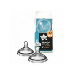 Tommee Tippee 2 tétines débit Rapide AAC 6M+