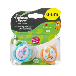 Tommee Tippee Fun Style Sucet 0-6m Mixte x2