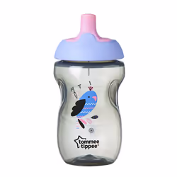 Tommee Tippee Tasse Sporty 300ml 12m+, Bouteille de boisson, 1 mois, Multicolore, Plastique, Garçon/Fille, 300 ml