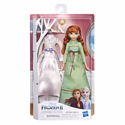 Hasbro Disney La Reine Des Neiges 2 - Poupee Mannequin Avec 2 Tenues Nuit Et Jour - Elsa Ou Anna - 27 cm - Vue supplémentaire 4