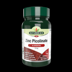 NATURES AID Zinc Picolinate 30 comprimés
