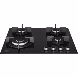 Beko HCLW64222S plaque Noir Intégré 60 cm Gaz 4 zone(s)