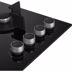 Beko HCLW64222S plaque Noir Intégré 60 cm Gaz 4 zone(s)