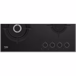 Beko HCLW64222S plaque Noir Intégré 60 cm Gaz 4 zone(s) - Vue supplémentaire 4