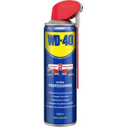 Sodise - WD40 - Lubrifiant système professionnel double positions - aérosol de 500ml - 33034