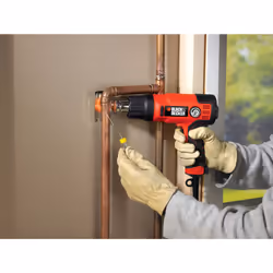 Black & Decker KX2200K-QS pistolet thermique Pistolet d'air chaud 720 l/min 645 °C 2000 W Noir, Orange - Vue supplémentaire 2