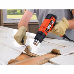 Black & Decker KX2200K-QS pistolet thermique Pistolet d'air chaud 720 l/min 645 °C 2000 W Noir, Orange - Vue supplémentaire 3