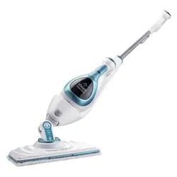 Black & Decker FSMH1621 nettoyeur vapeur Steam mop 0,35 L 1600 W Bleu, Blanc