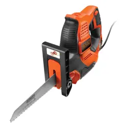 Black & Decker RS890K-QS Scies alternatives 2700 spm 500 W Noir, Orange