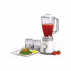 Blender avec Chopper et Grinder - Puissance: 300 Watts - Capacité: 1.5 L - 2 vitesses avec fonction d'impulsion - Verrouillag ...