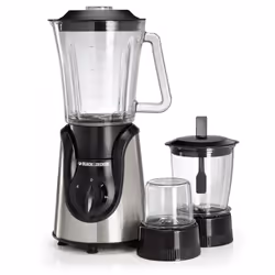 Blender Black & Decker 600 Watt 1,5L - Noir/Silver(BX600G-B5)