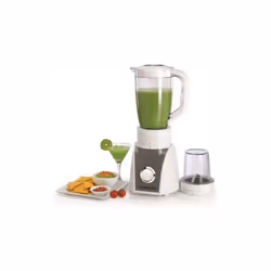 Blender avec Moulinette - Puissance: 500 Watts - Capacité: 1.5 L - 5 vitesses avec fonction pulse - Verrouillage de sécurité  ...