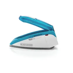 Black & Decker TI250 fer à repasser Fer à repasser à sec ou à vapeur 1085 W Bleu, Blanc