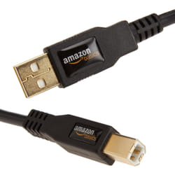 AmazonBasics 0000000000000 câble USB 1,8 m USB 2.0 USB A USB B Noir