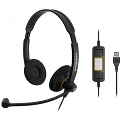 Sennheiser SC 60 USB ML Binaural UC headset with Call Control for Lync (504547)