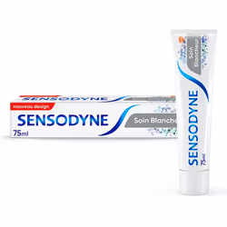 Le Dentifrice Pro Soin Blancheur aide à garder les dents blanches grpace à sa formule au sel de potassium tout en soulageant  ...