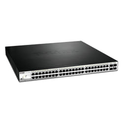 D-Link DGS-1210-52MP commutateur réseau Géré L2 Gigabit Ethernet (10/100/1000) Connexion Ethernet, supportant l'alimentation via ce port (PoE) 1U Noir (DGS-1210-52MP)