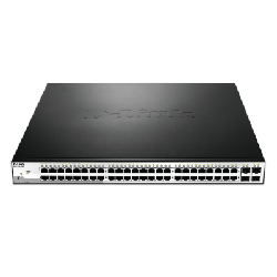 D-Link DGS-1210-52MP commutateur réseau Géré L2 Gigabit Ethernet (10/100/1000) Connexion Ethernet, supportant l'alimentation via ce port (PoE) 1U Noir (DGS-1210-52MP)
