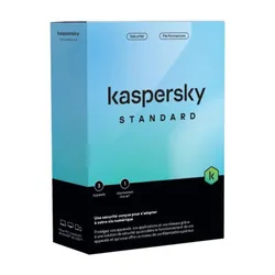 Protection Antivirus Standard Kaspersky - 3 Postes, 1 An, Licence Clé