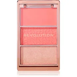 Revolution Blush Icon Palette teinte Authentic Peach 9,8 g