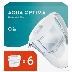Carafe Filtrante A Eau LAICA Oria 2.5L + 6 Filtres - Blanc