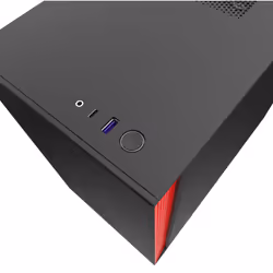 NZXT H210 Mini Tower Noir, Rouge - Vue supplémentaire 11
