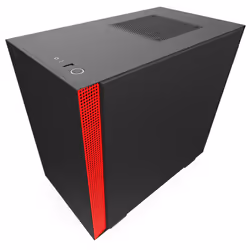 NZXT H210 Mini Tower Noir, Rouge - Vue supplémentaire 13