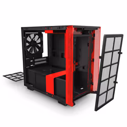 NZXT H210 Mini Tower Noir, Rouge - Vue supplémentaire 4