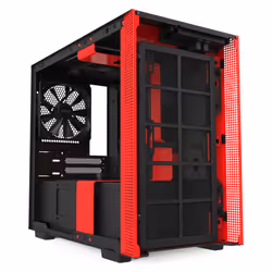 NZXT H210 Mini Tower Noir, Rouge - Vue supplémentaire 5