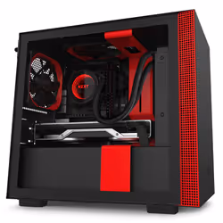 NZXT H210 Mini Tower Noir, Rouge - Vue supplémentaire 7
