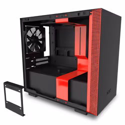 NZXT H210 Mini Tower Noir, Rouge - Vue supplémentaire 9