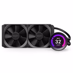 NZXT RL-KRZ53-01, All-in-one liquid cooler, 12 cm, 73,11 cfm, Noir