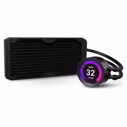 NZXT RL-KRZ53-01 système de refroidissement d’ordinateur Processeur All-in-one liquid cooler 12 cm Noir