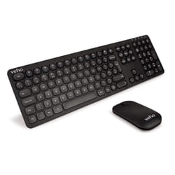 Veho HUT8 WZ-1 clavier Souris incluse RF sans fil QWERTY Anglais britannique Noir