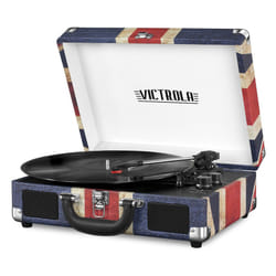 Victrola VSC-550BT-UK Tourne-disque entraîné par courroie Bleu, Rouge, Blanc