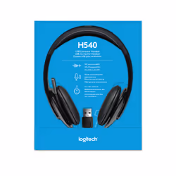 Logitech H540 USB Computer Headset Avec un son haute définition et des commandes sur l'oreillette (981-000480) - Vue supplémentaire 12