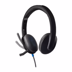 Logitech H540 USB Computer Headset Avec un son haute définition et des commandes sur l'oreillette (981-000480) - Vue supplémentaire 5