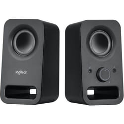 Logitech Haut-parleurs stéréo Z150 Son stéréo clair - 2.0 canaux - Avec fil - 3 W - Noir (980-000814)
