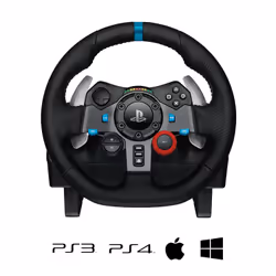 Logitech G G29 Noir USB 2.0 Volant + pédales Analogique PC, PlayStation 4, Playstation 3 (941-000113)