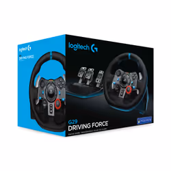 Logitech G G29 Noir USB 2.0 Volant + pédales Analogique PC, PlayStation 4, Playstation 3 (941-000113) - Vue supplémentaire 7
