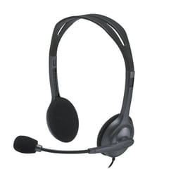Casque Logitech H111 avec fil pour bureau et centre d'appels gris