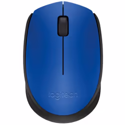 Logitech M171, Ambidextre, Optique, RF sans fil, 1000 DPI, Bleu