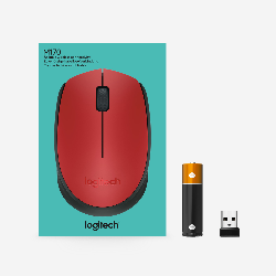 Wireless Mouse M171 RED (910-004641)