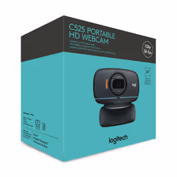 Logitech C525 webcam 8 MP 1280 x 720 pixels USB 2.0 Noir (960-001064) - Vue supplémentaire 10