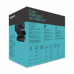 Logitech C525 webcam 8 MP 1280 x 720 pixels USB 2.0 Noir (960-001064) - Vue supplémentaire 11