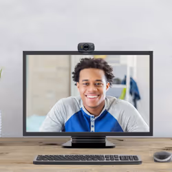 Logitech C525 webcam 8 MP 1280 x 720 pixels USB 2.0 Noir (960-001064) - Vue supplémentaire 8