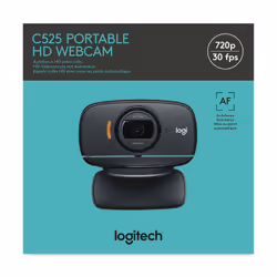 Logitech C525 webcam 8 MP 1280 x 720 pixels USB 2.0 Noir (960-001064) - Vue supplémentaire 9